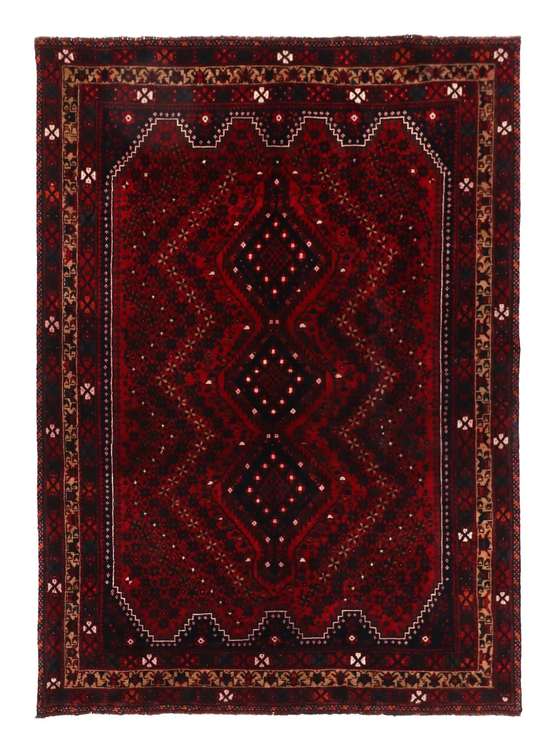 Orientalischer Teppich Hamedan 282 x 205 cm