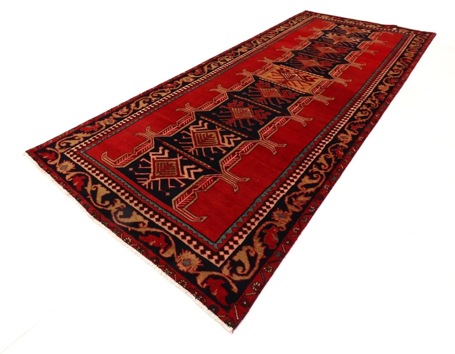 Orientalischer Teppich Hamedan 315 x 137 cm