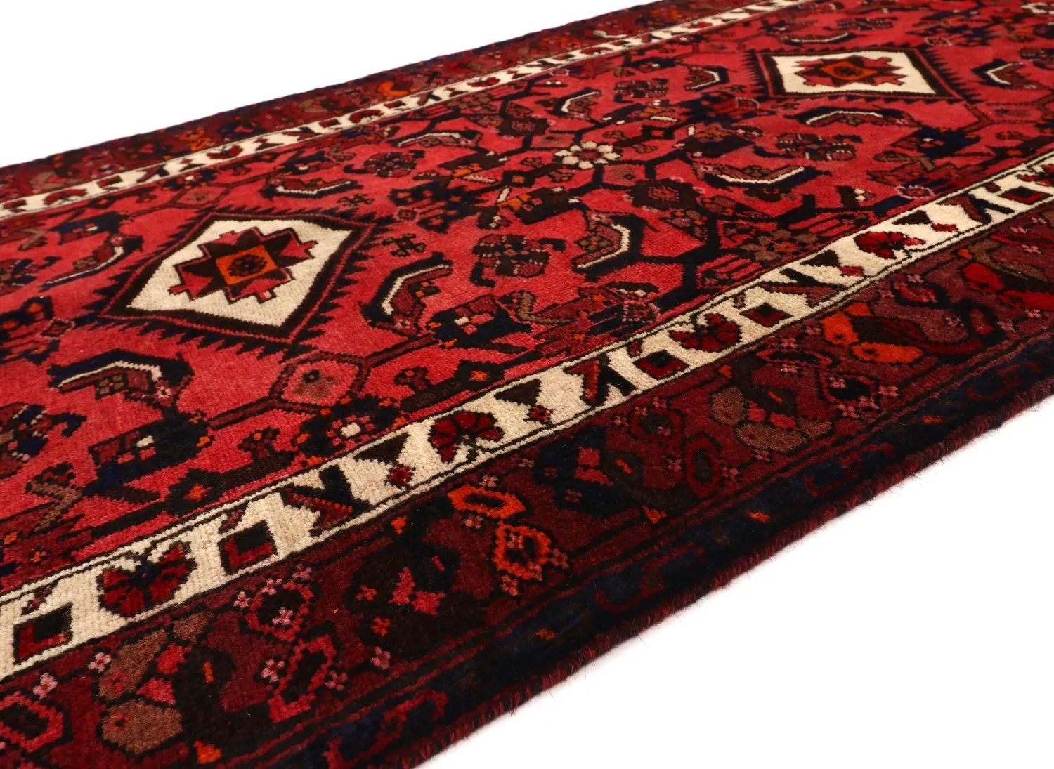 Orientalischer Teppich Hamedan 319 x 107 cm