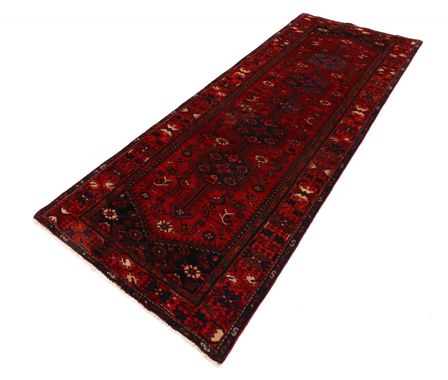 Orientalischer Teppich Hamedan 302 x 108 cm