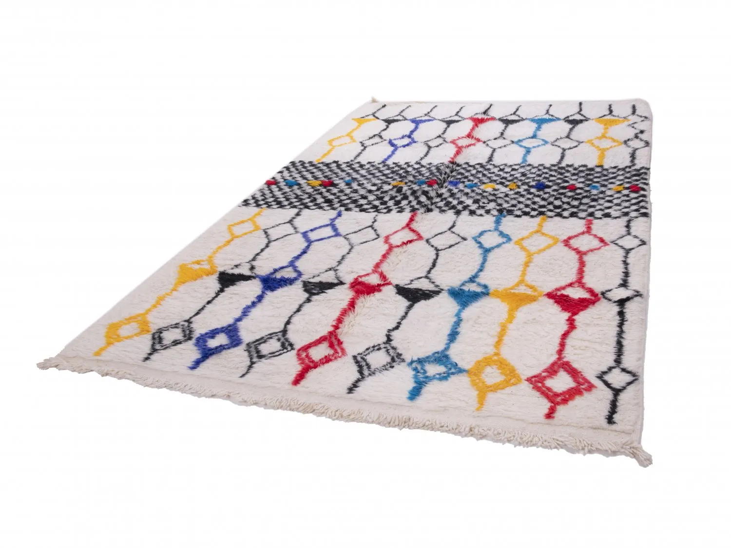 Kelim Marokkanische Berber Teppich Azilal 310 x 210 cm