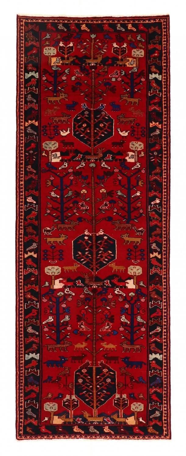 Orientalischer Teppich Hamedan 297 x 108 cm
