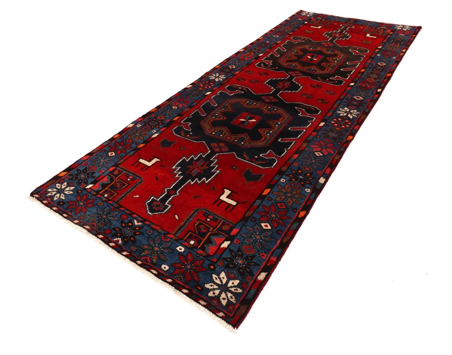 Orientalischer Teppich Hamedan 292 x 107 cm