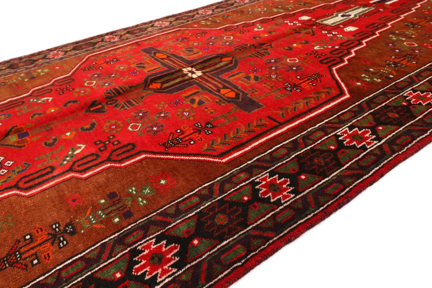 Orientalischer Teppich Hamedan 297 x 131 cm