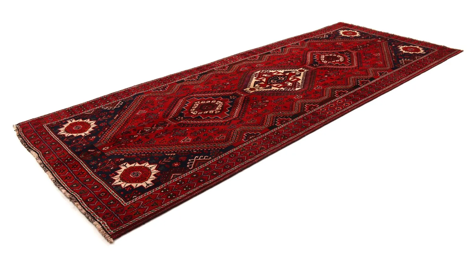 Orientalischer Teppich Hamedan 296 x 112 cm