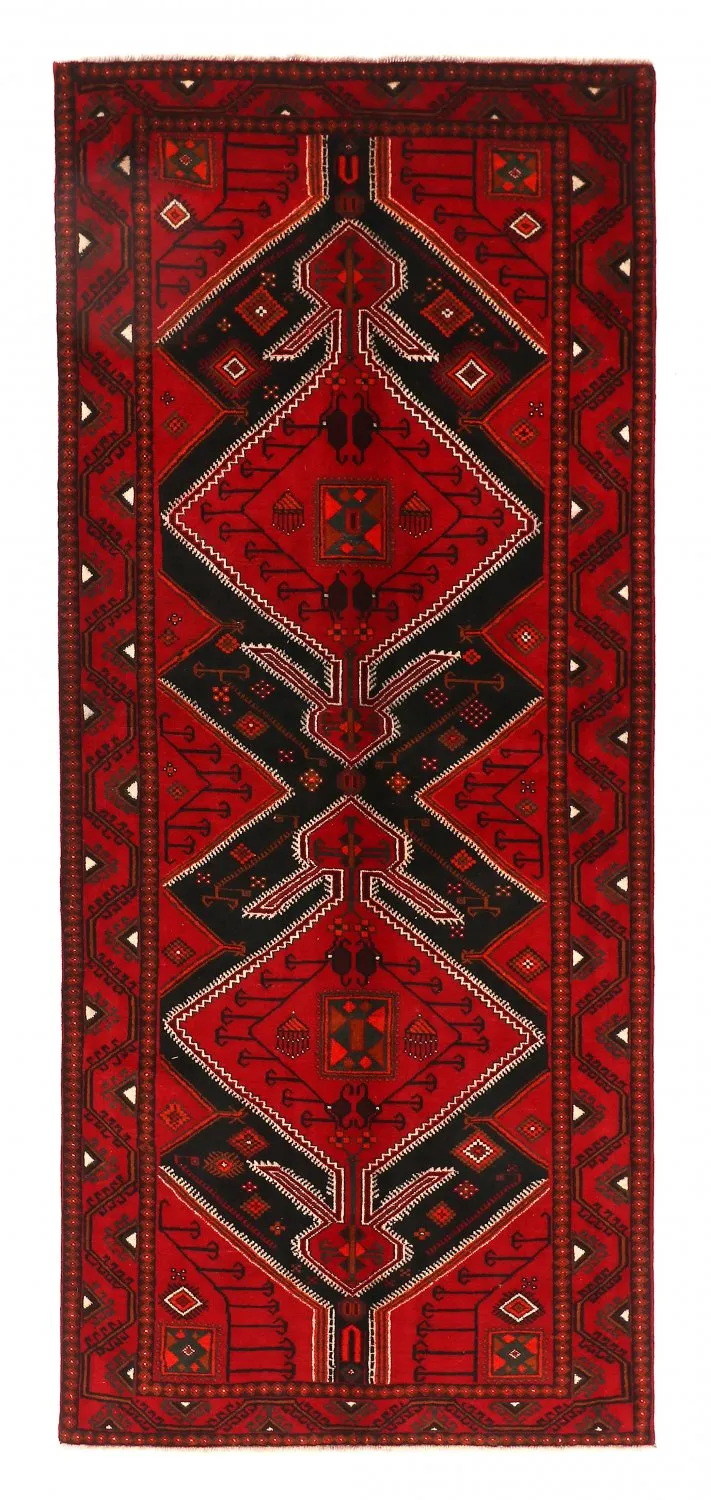 Orientalischer Teppich Hamedan 299 x 127 cm