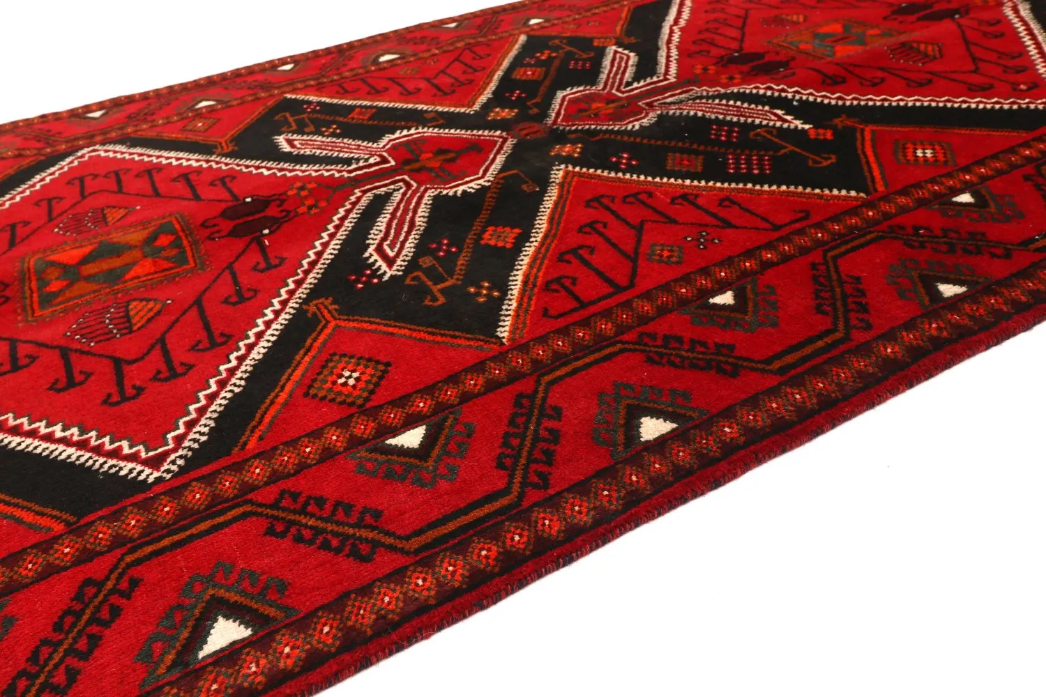 Orientalischer Teppich Hamedan 299 x 127 cm
