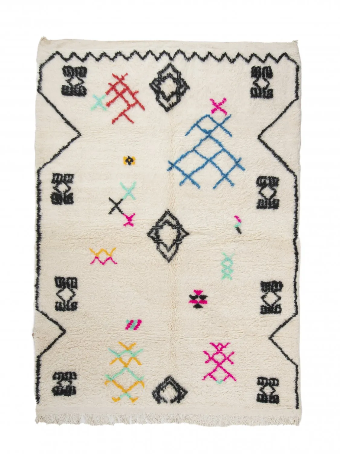 Kelim Marokkanische Berber Teppich Azilal 290 x 200 cm