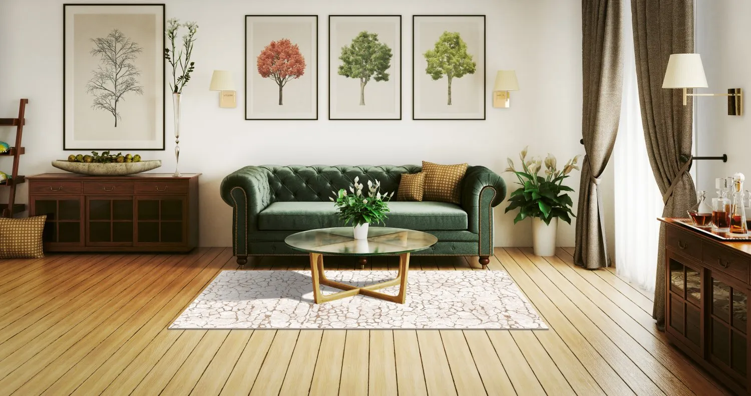Wilton-Teppich - Zinta (beige)