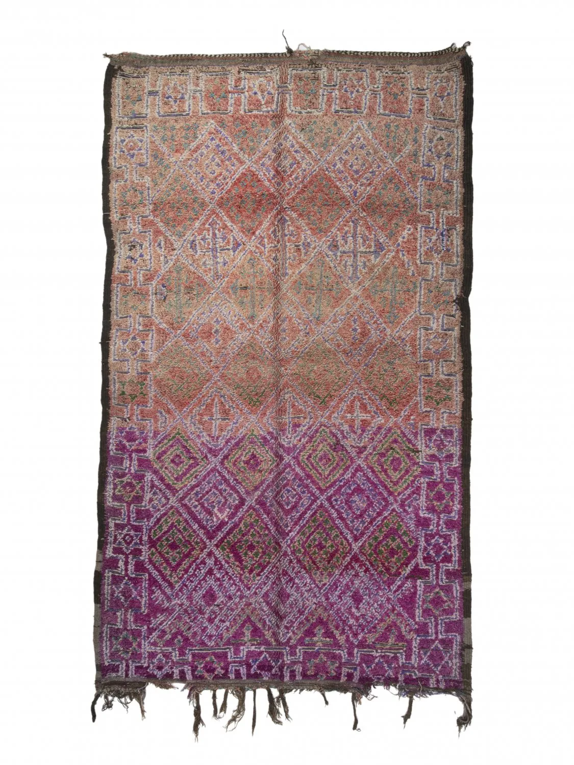 Kelim Marokkanische Berber Teppich Azilal Special Edition 330 x 180 cm