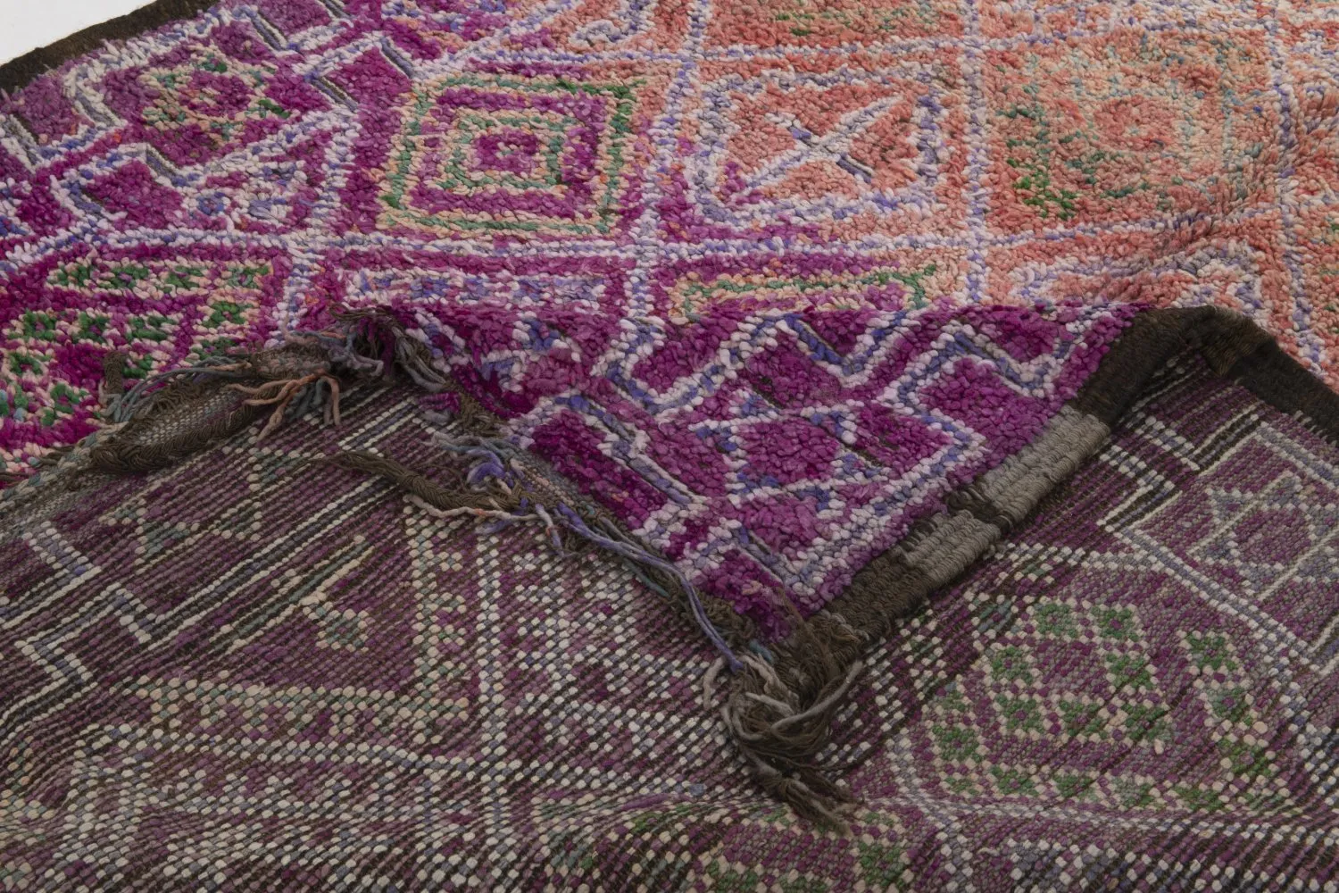 Kelim Marokkanische Berber Teppich Azilal Special Edition 330 x 180 cm