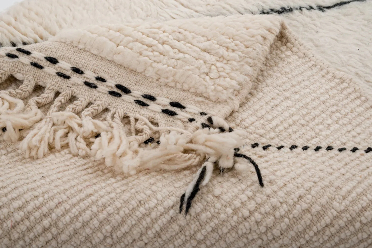 Kelim Marokkanische Berber Teppich Beni Ouarain 240 x 90 cm