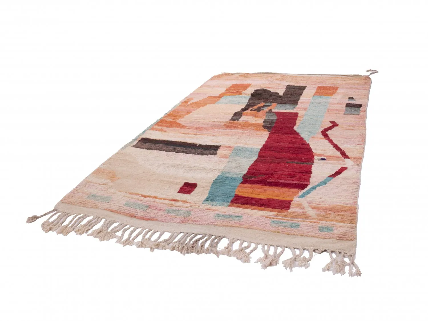 Kelim Marokkanische Berber Teppich Azilal 300 x 200 cm