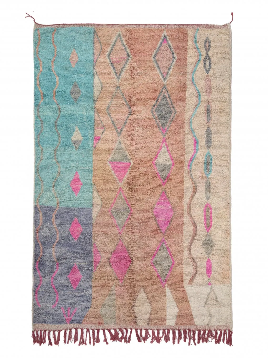 Kelim Marokkanische Berber Teppich Azilal 310 x 200 cm