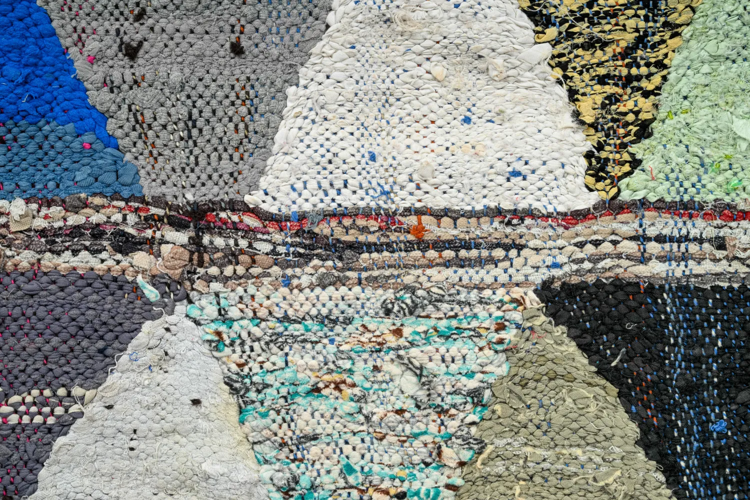 Marockansk Boucherouite-matta 125 x 230 cm