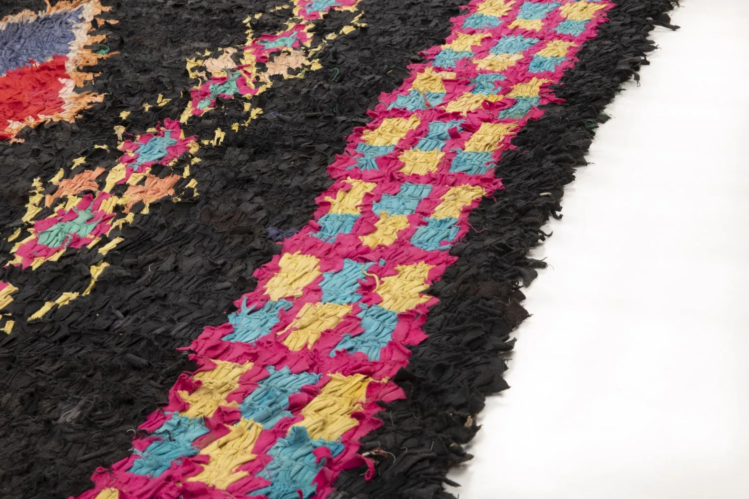 Marokkanischer Berber Teppich Boucherouite 315 x 165 cm