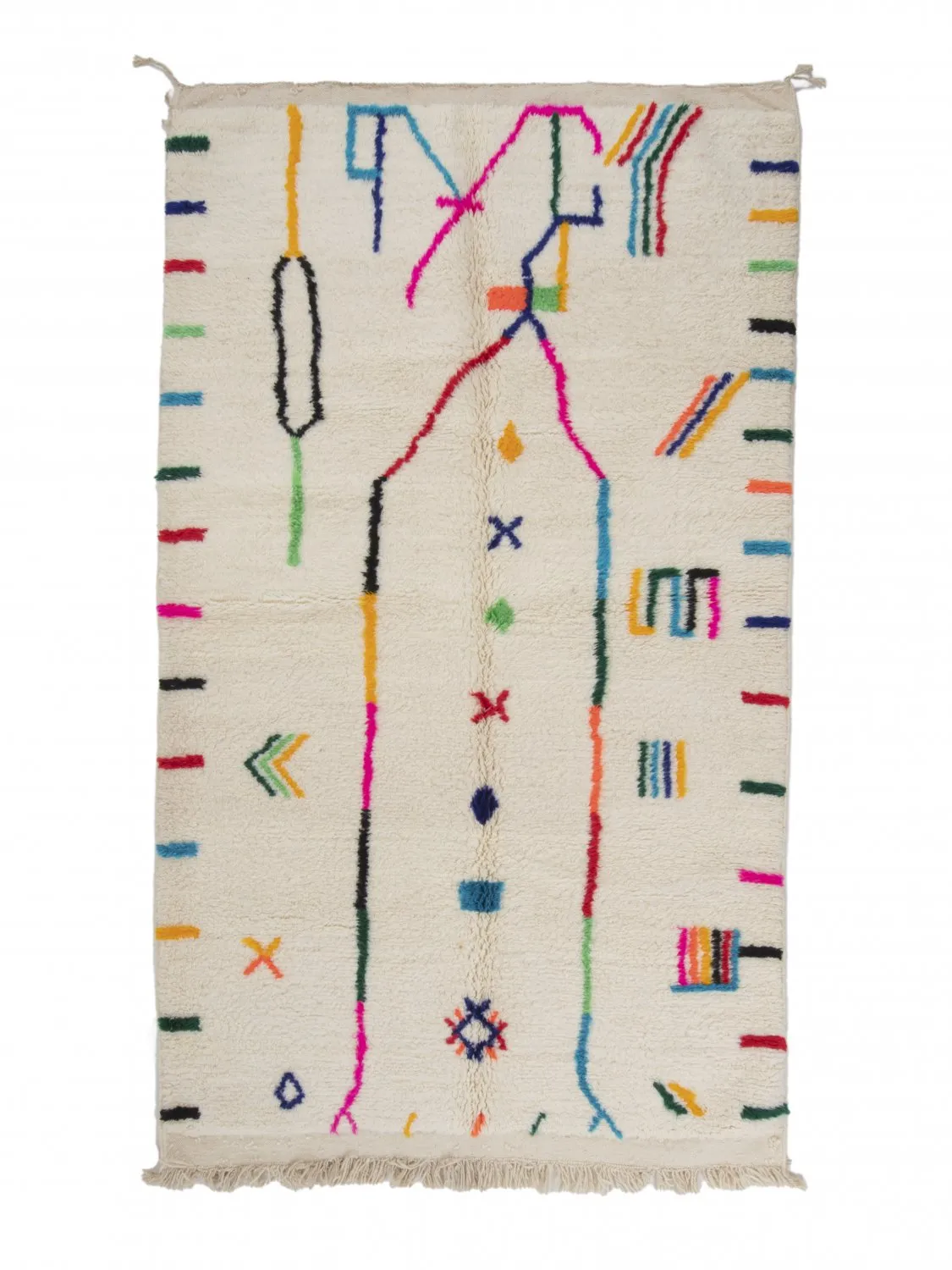 Kelim Marokkanische Berber Teppich Azilal 260 x 150 cm