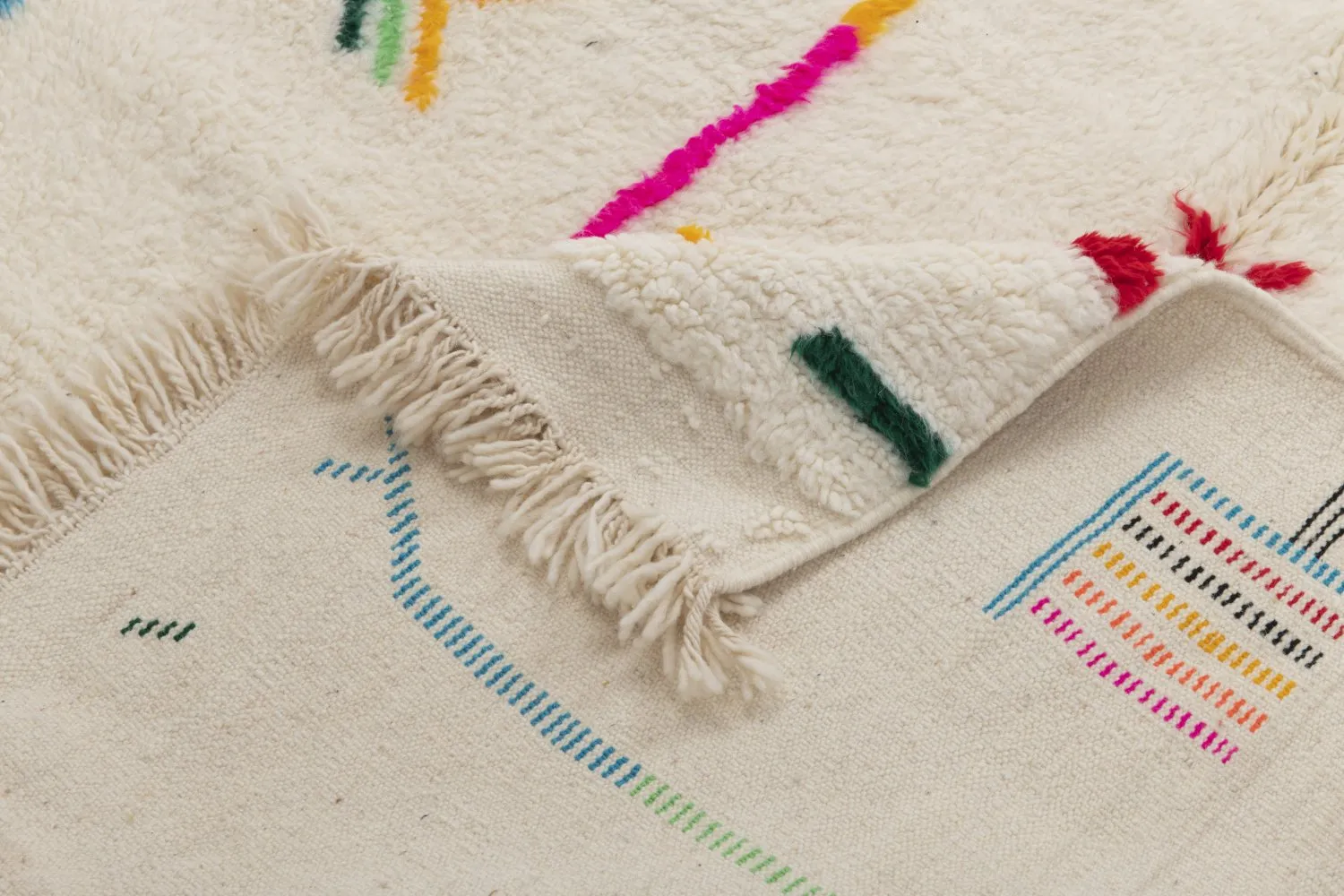 Kelim Marokkanische Berber Teppich Azilal 260 x 150 cm