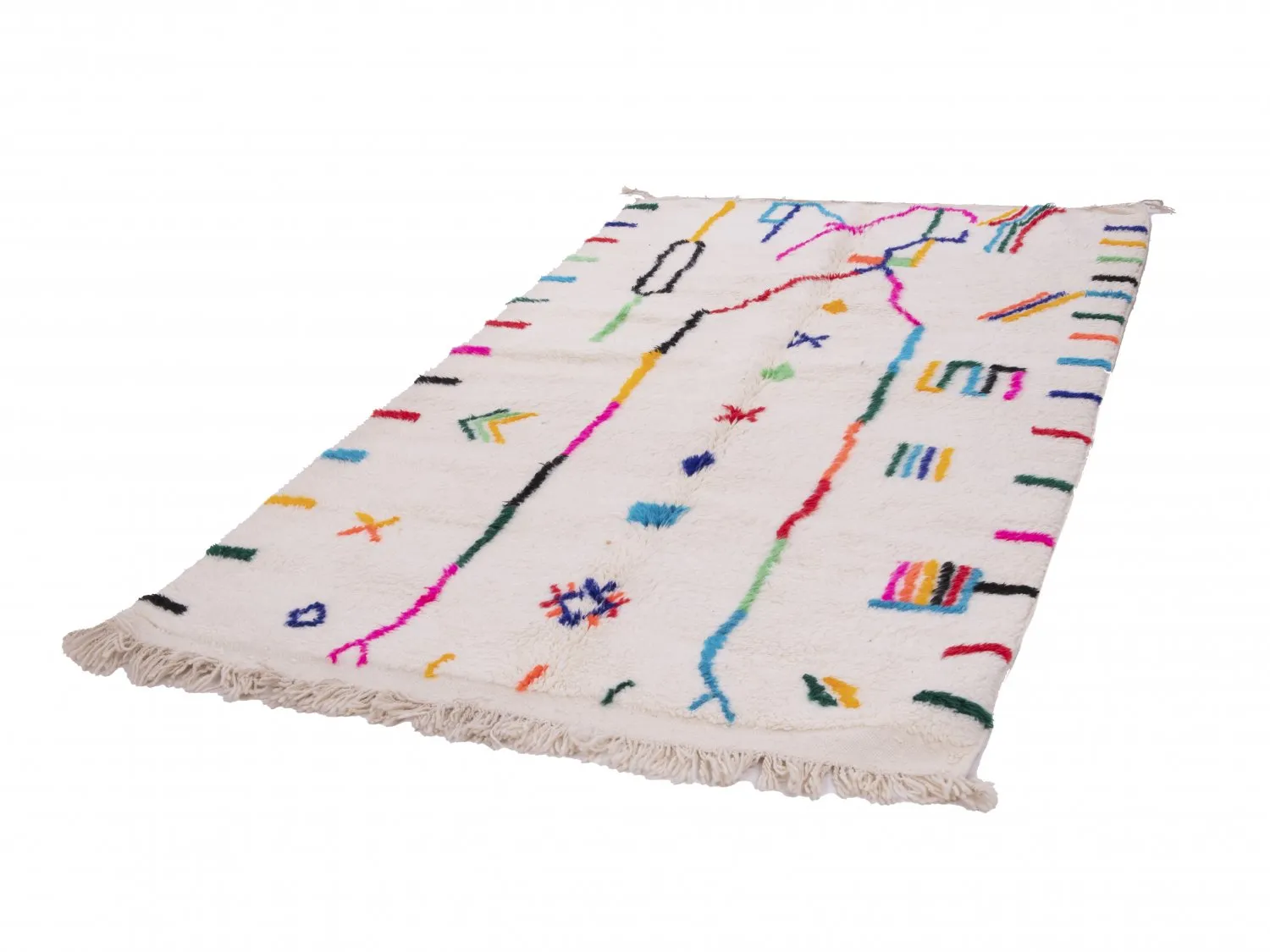 Kelim Marokkanische Berber Teppich Azilal 260 x 150 cm