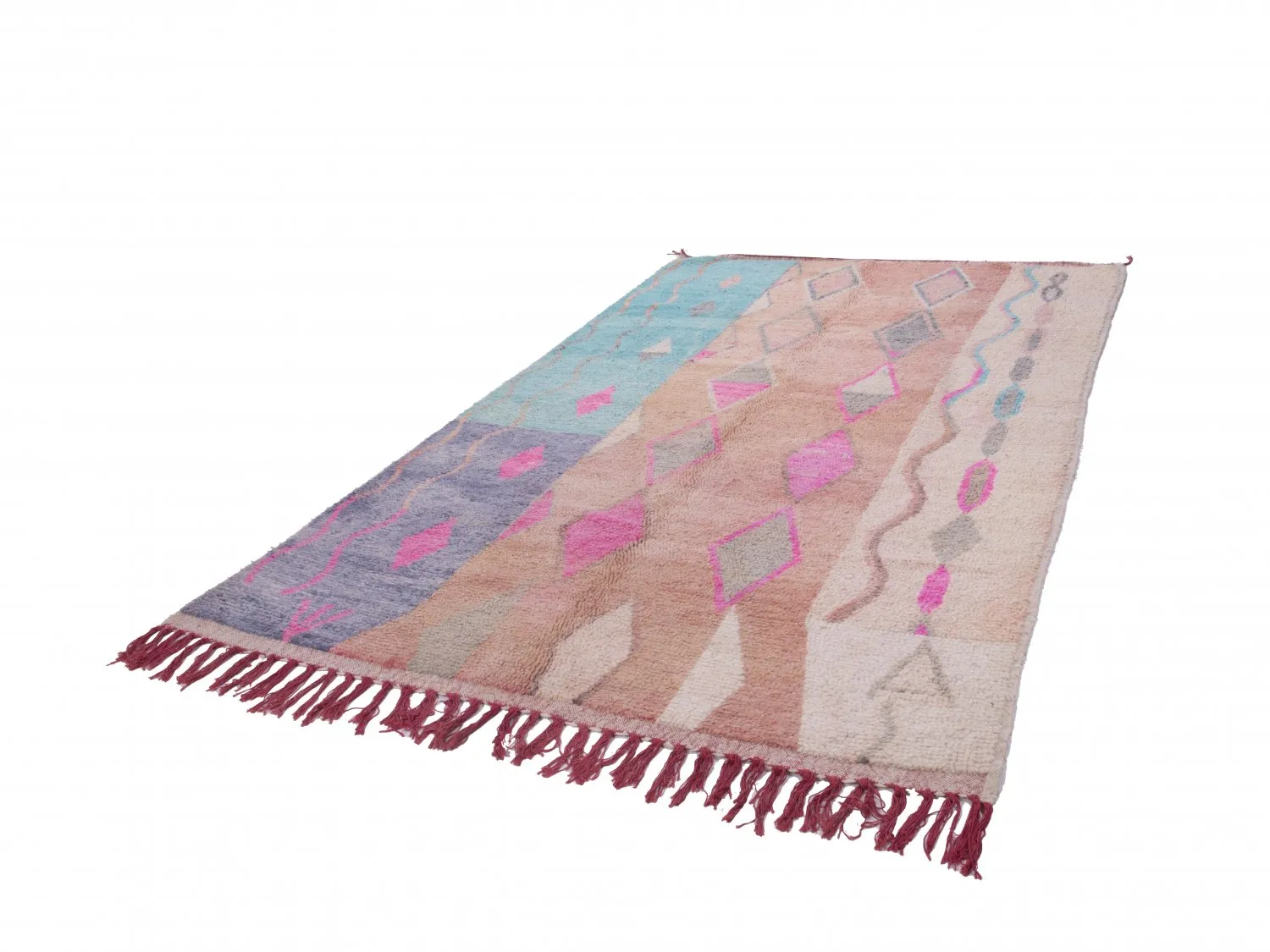 Kelim Marokkanische Berber Teppich Azilal 310 x 200 cm