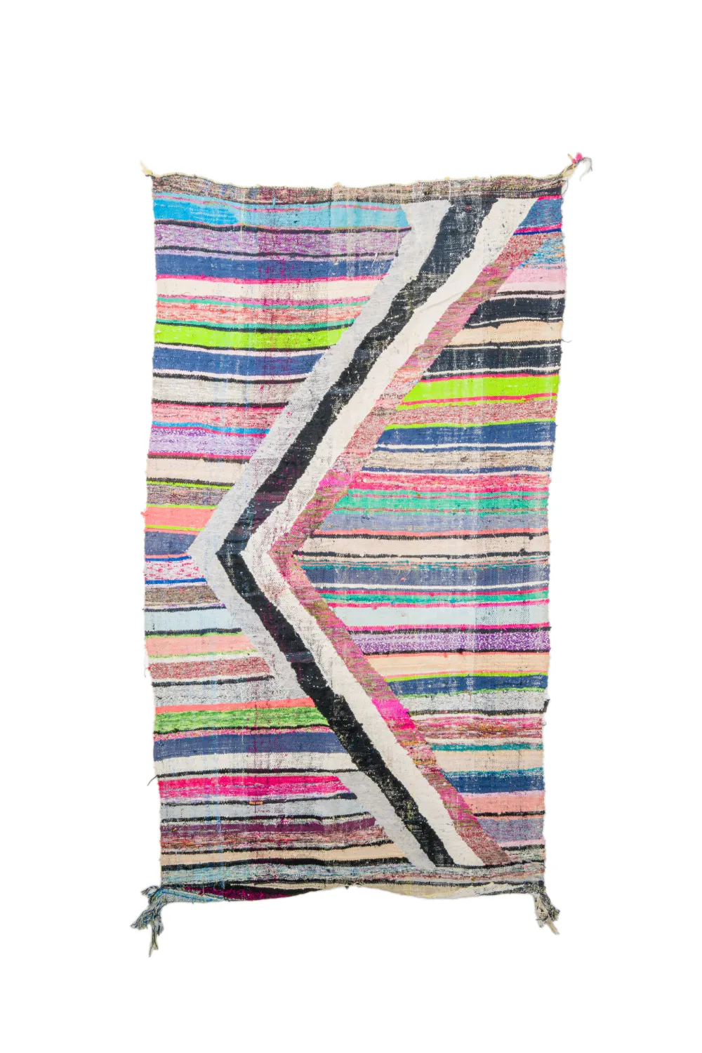 Marockansk Boucherouite-matta 135 x 240 cm