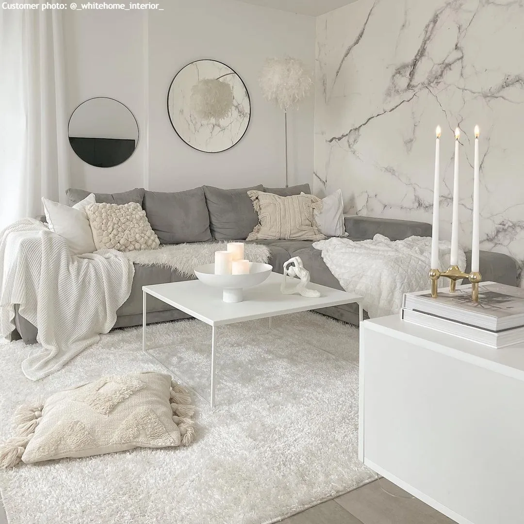 Hochflorteppiche - Cosy (weiß)