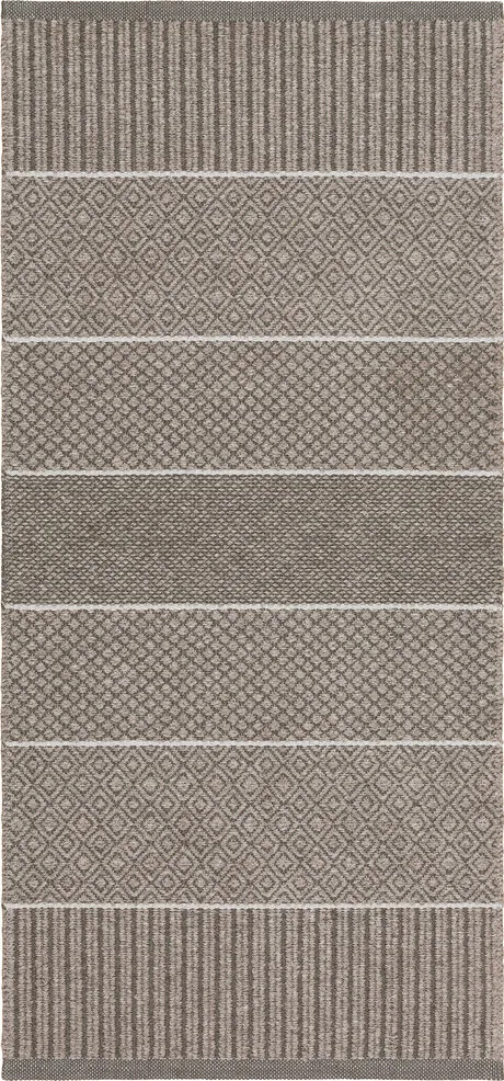 Kunststoffteppiche - Der Horred-Teppich Alice Mix (dunkelgrau)