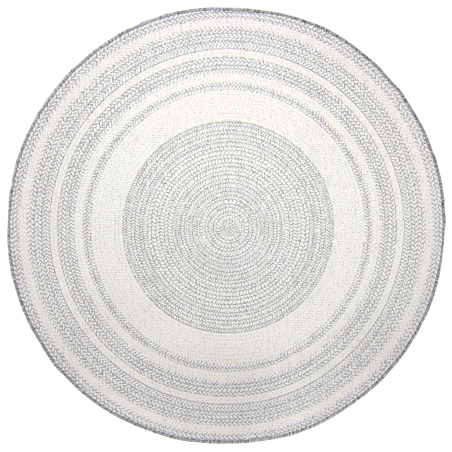 Runde Teppiche - Indoor/Outdoor Angus (grau)