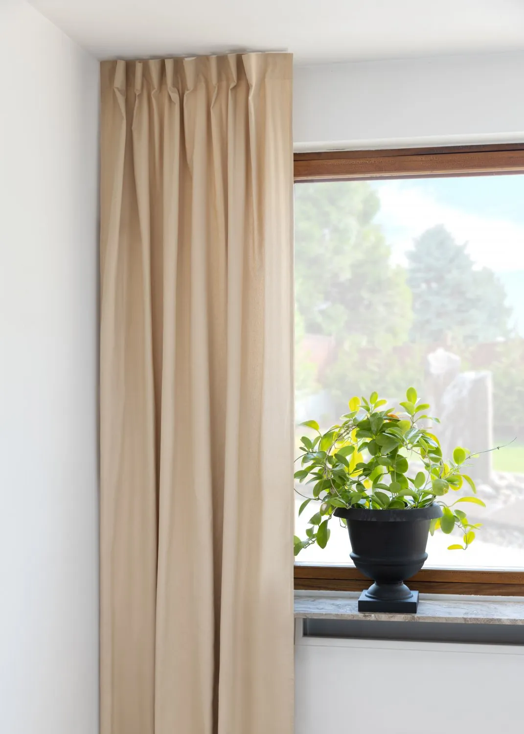 Baumwollvorhang Anja (beige)