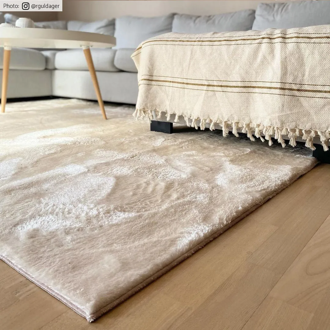 Hochflorteppiche - Aranga Super Soft Fur (beige)