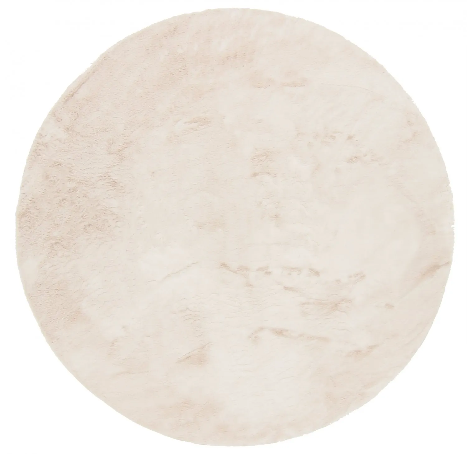 Runde Teppiche - Aranga Super Soft Fur (beige)