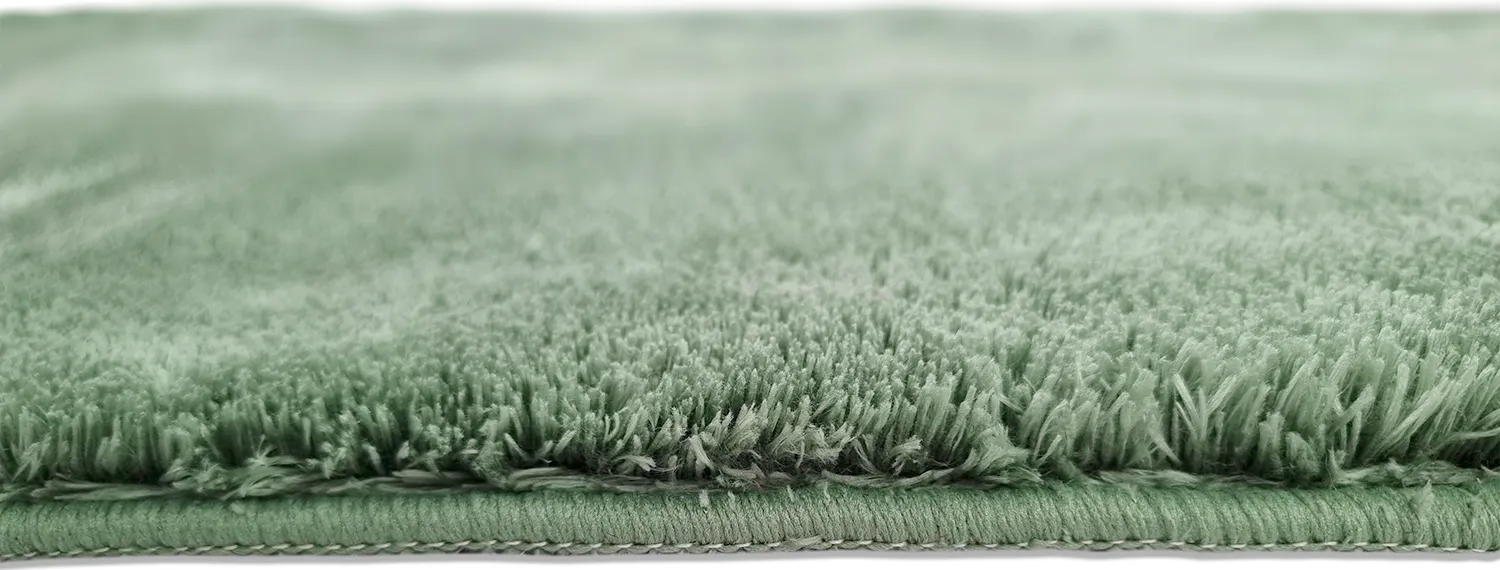 Hochflorteppiche - Aranga Super Soft Fur (grün)