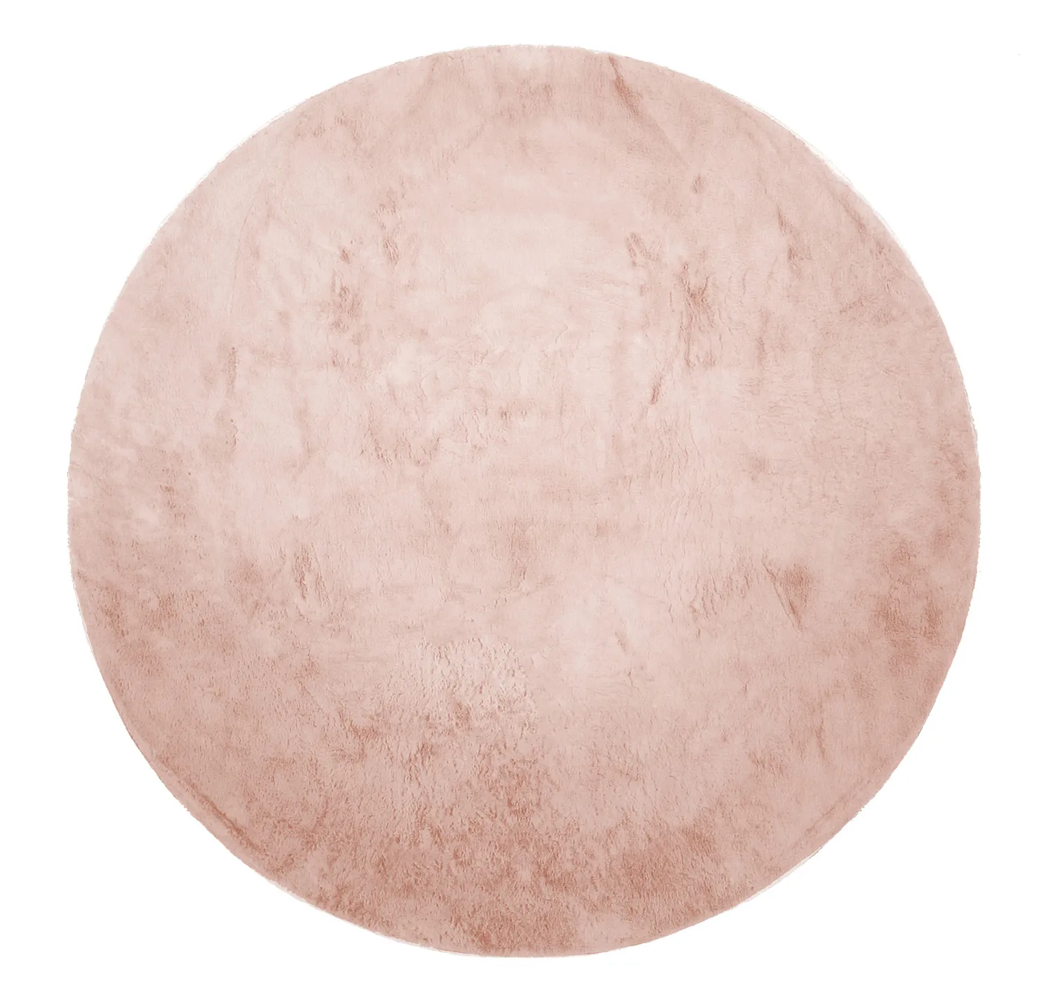 Runde Teppiche - Aranga Super Soft Fur (rosa)