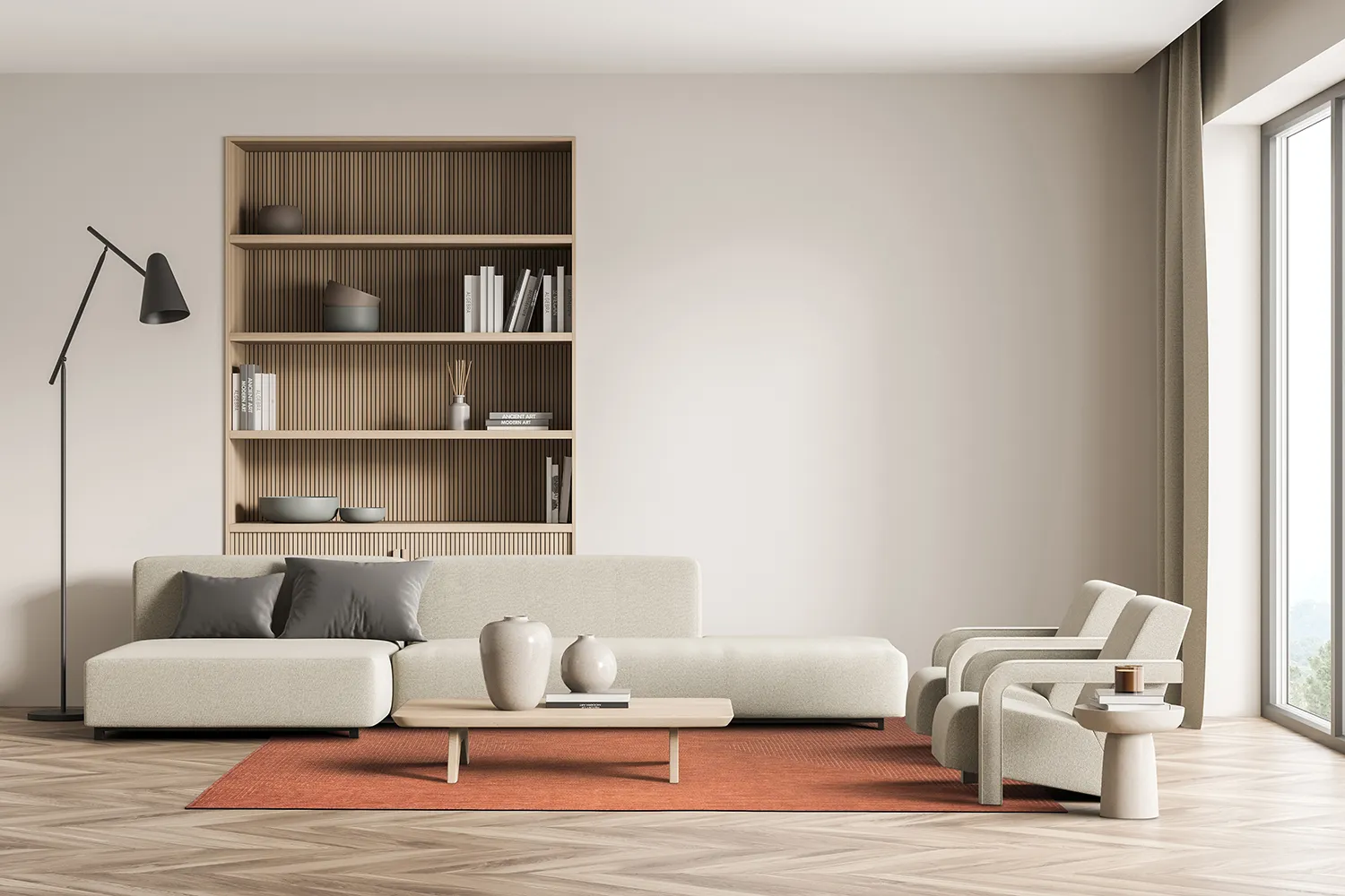 Teppich für innen und außen - Arlo (orange)