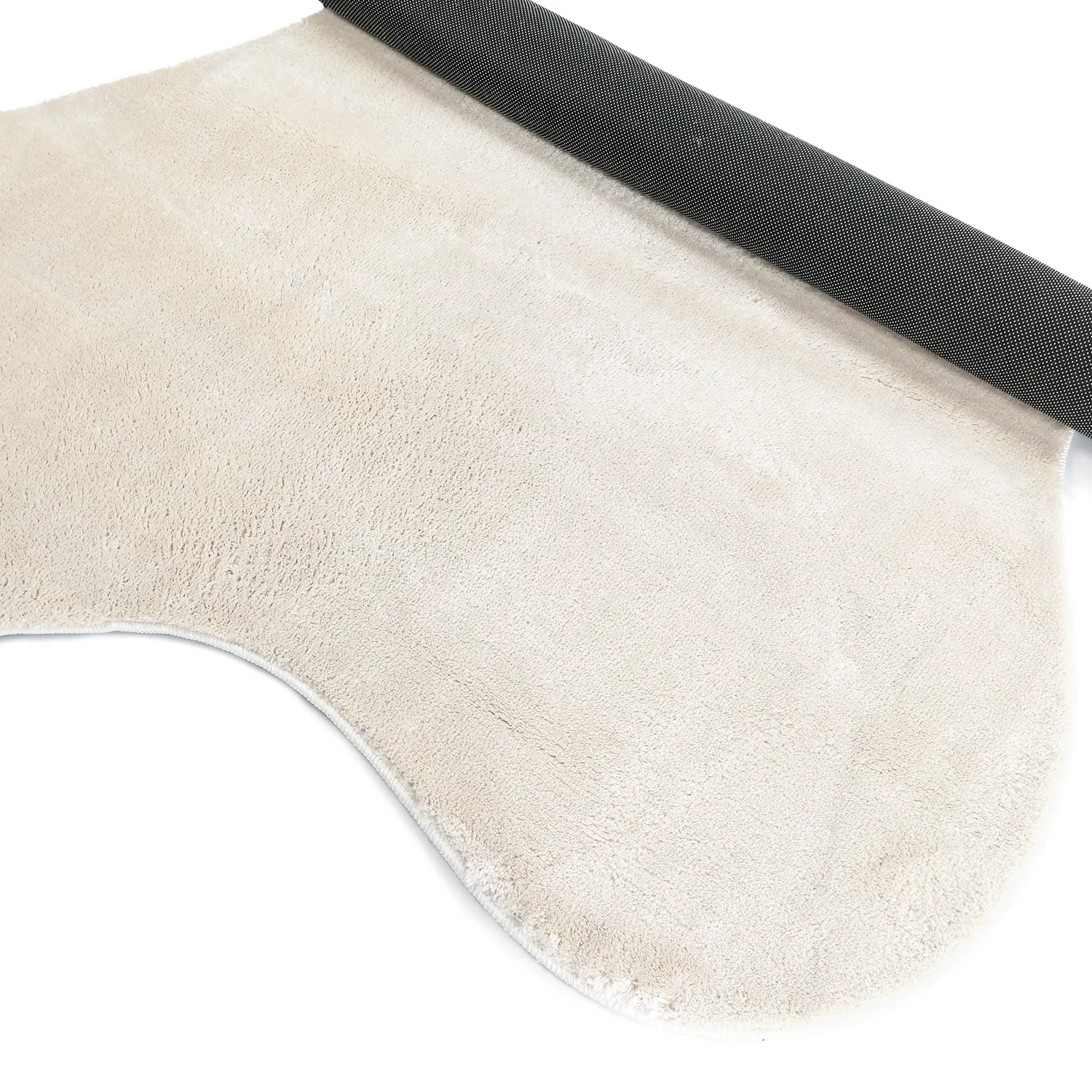 Asymmetrischer Wellen-Hochflor-Teppich - Aranga Super Soft Fur (beige)