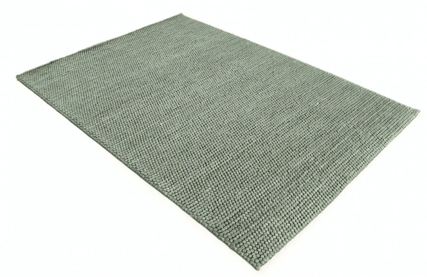Wollteppich - Avafors Wool Bubble (grau/grün)