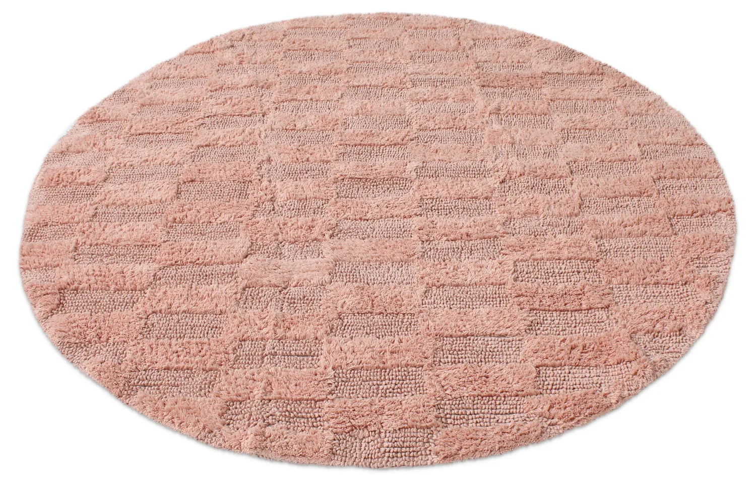 Runder badezimmerteppich - Bevin (rosa)