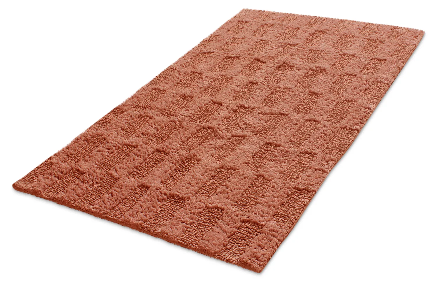 Badezimmerteppich - Bevin (terrakotta)