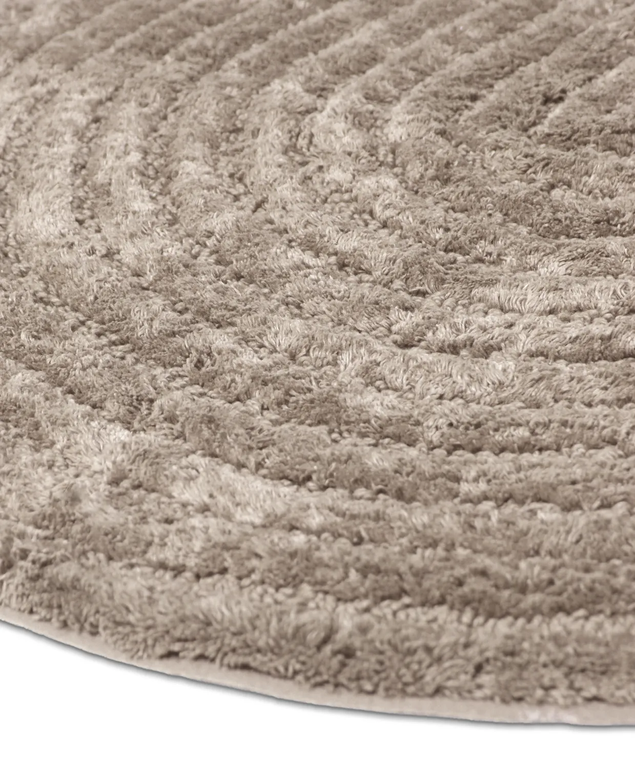 Ovaler badezimmerteppich - Evena (beige)