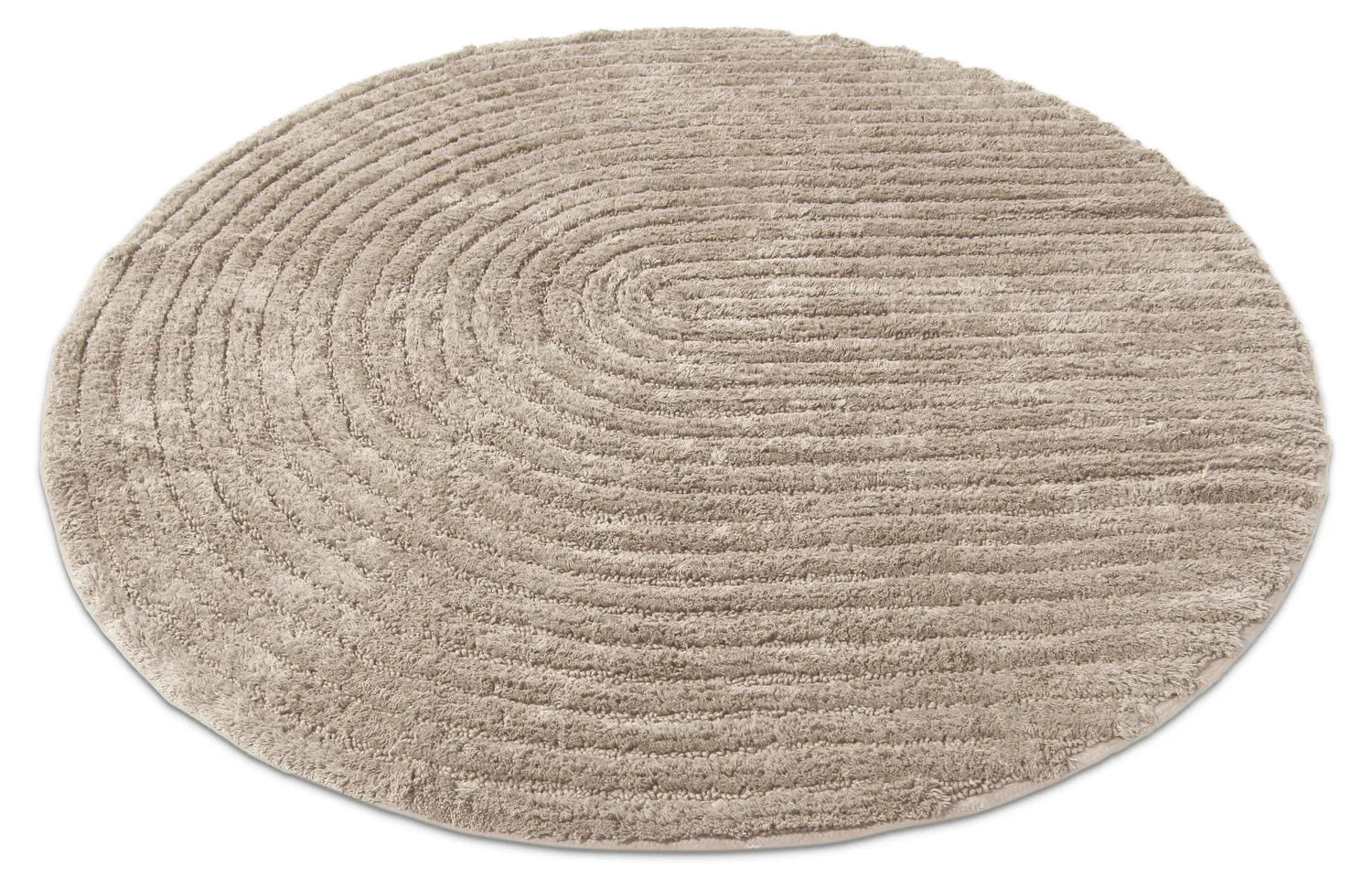 Runder badezimmerteppich - Evena (beige)