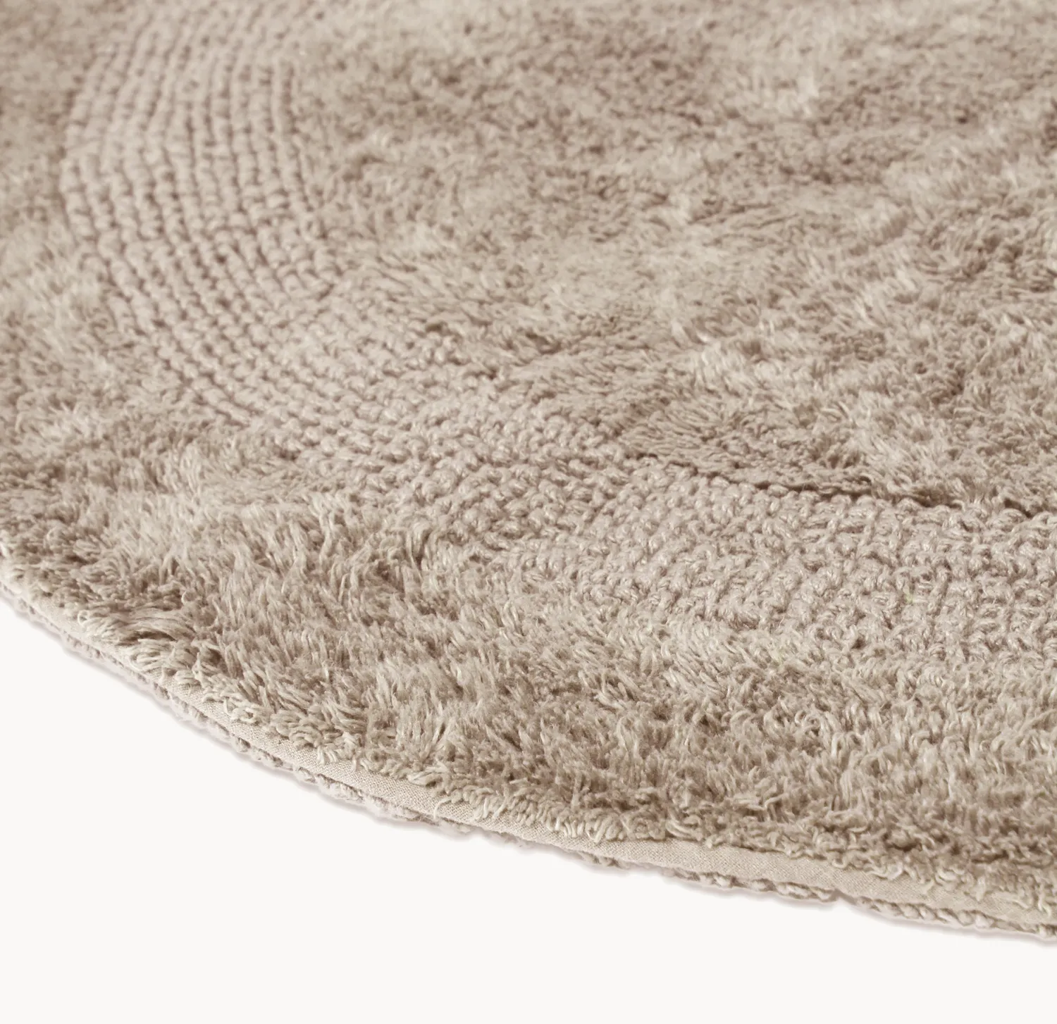 Runder badezimmerteppich - Nila (beige)