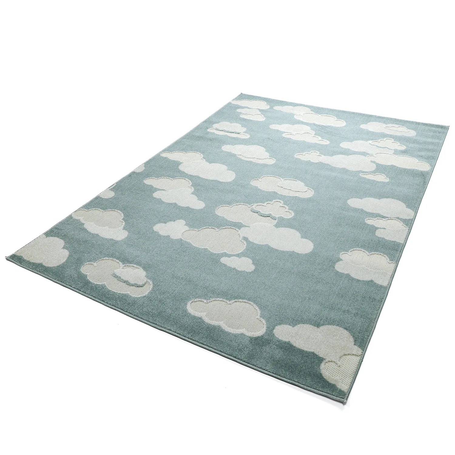 Kinderteppich - Cloudy Sky (blau)