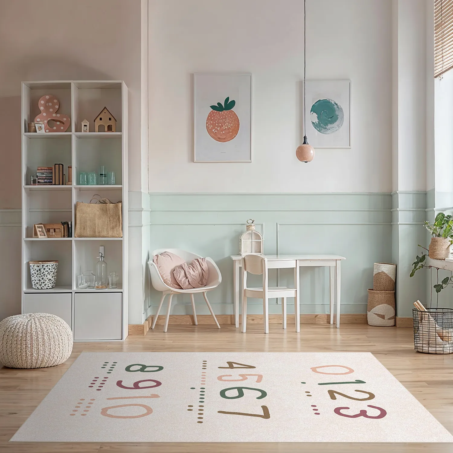 Kinderteppich - Counting rug (multi)