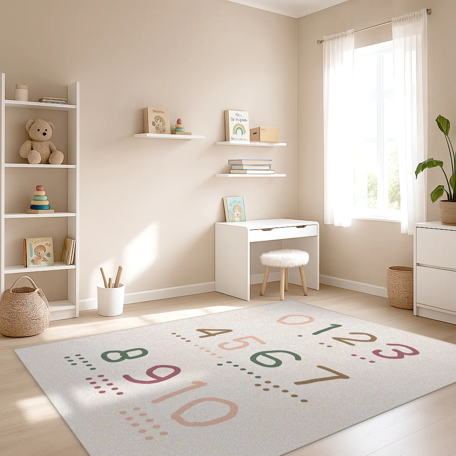 Kinderteppich - Counting rug (multi)