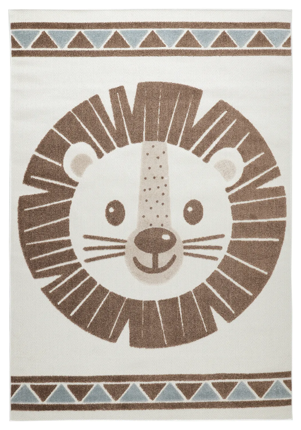 Kinderteppich - Kind Lion (creme/blau)
