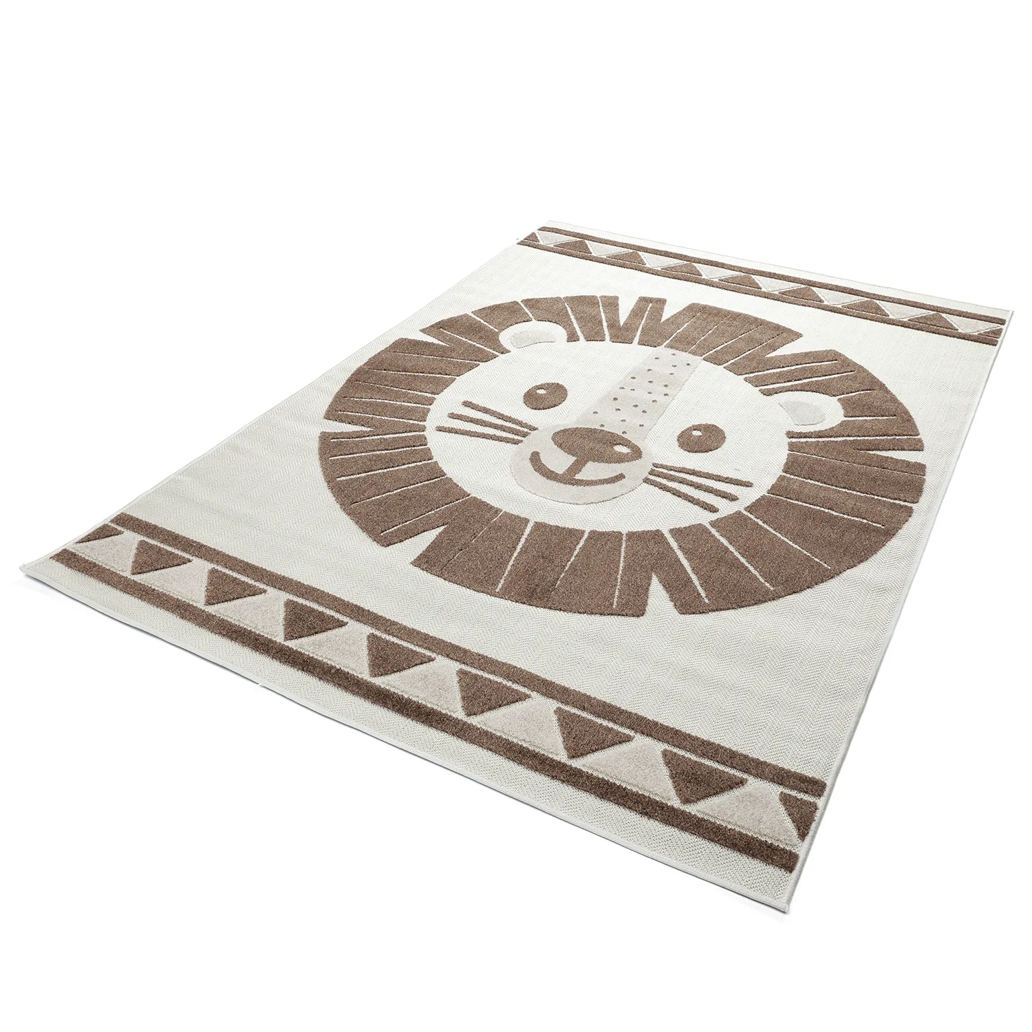 Kinderteppich - Kind Lion (creme/braun)