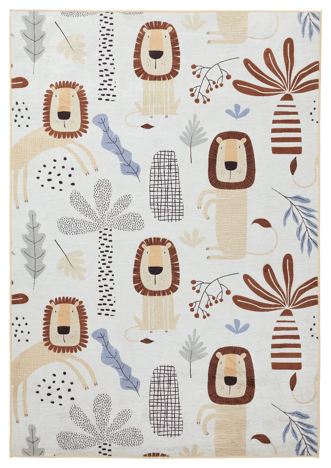 Kinderteppich - Lion Friends (beige)