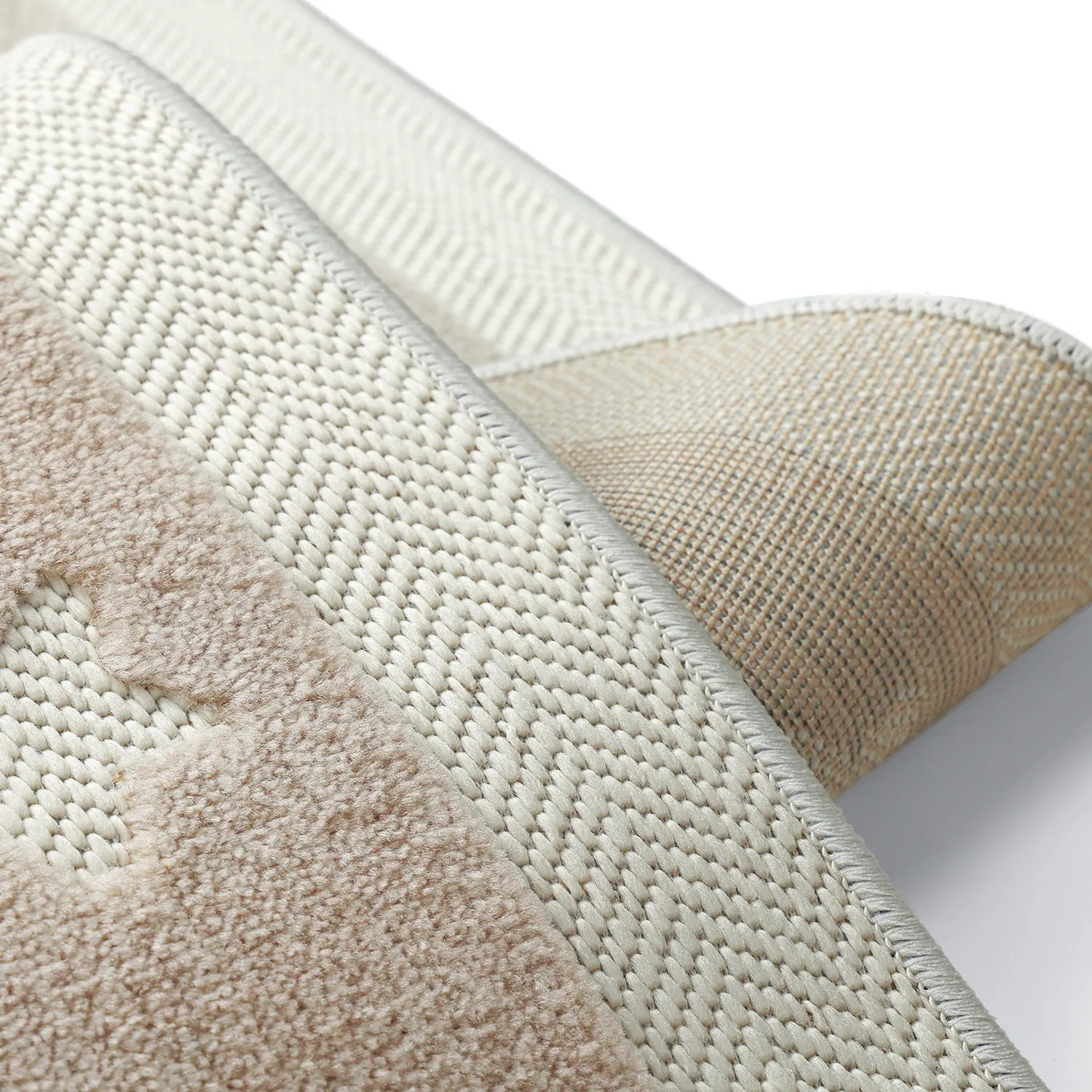 Kinderteppich - Star Frame (creme/braun)