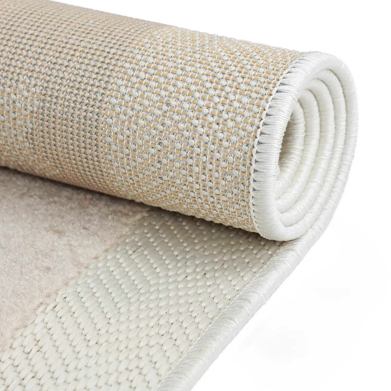 Kinderteppich - Star Frame (creme/braun)