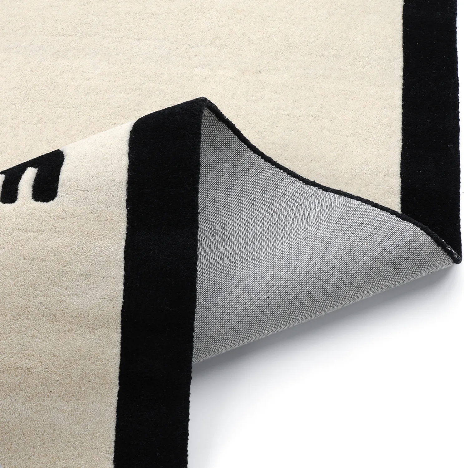 Kinderteppich - Zebra Hand Tufted Wool Premium (beige/schwarz)
